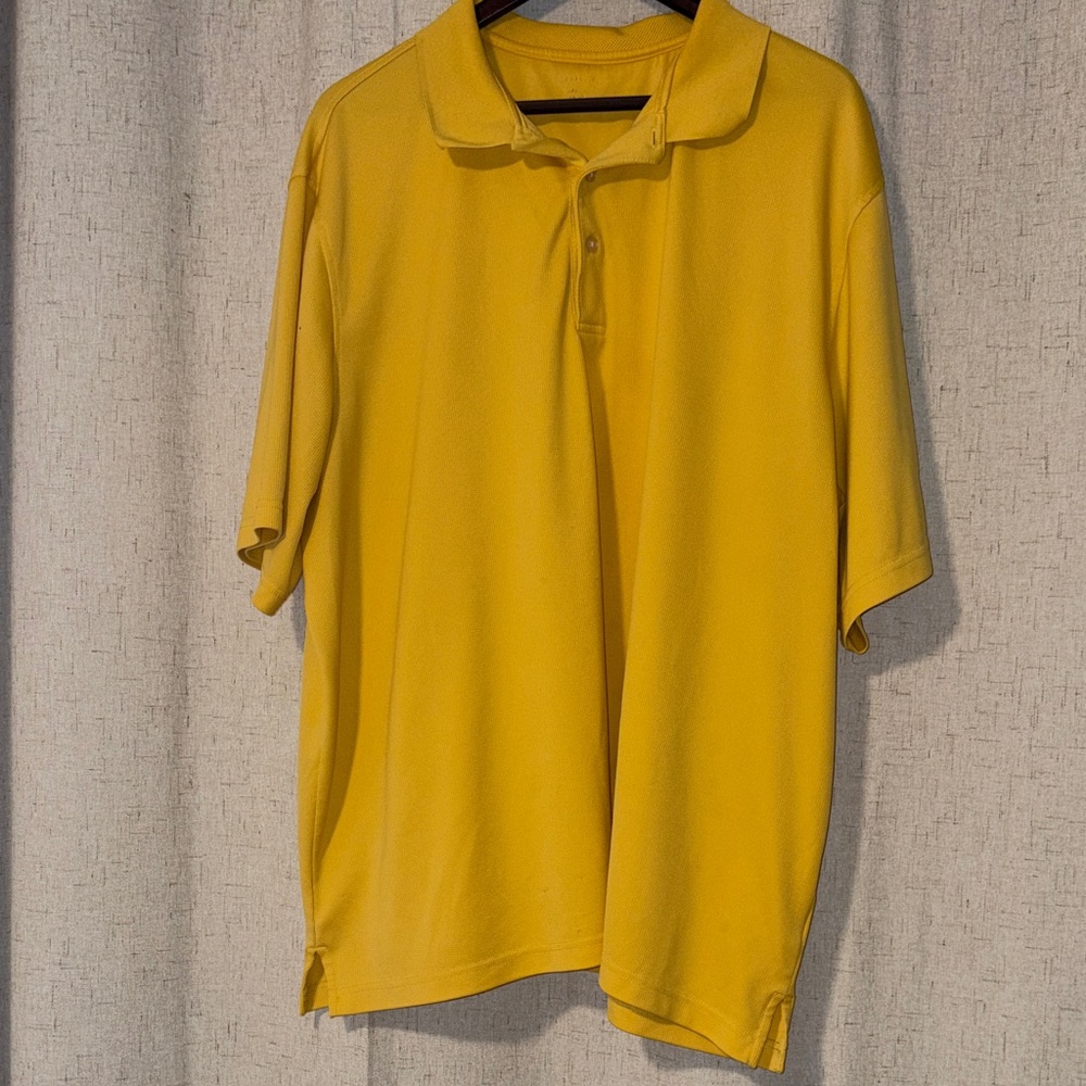 George Men's Vibrant Yellow Polo Shirt